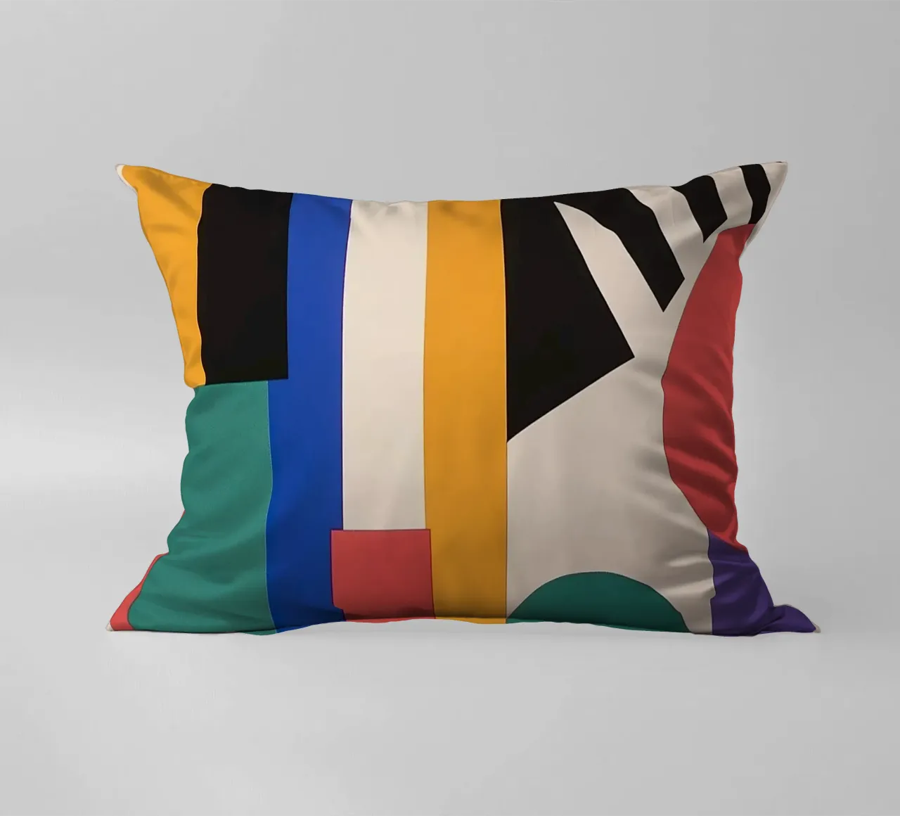 Design dynamics: the energy of the Bauhaus decorative cushion by Nikis Art Studio