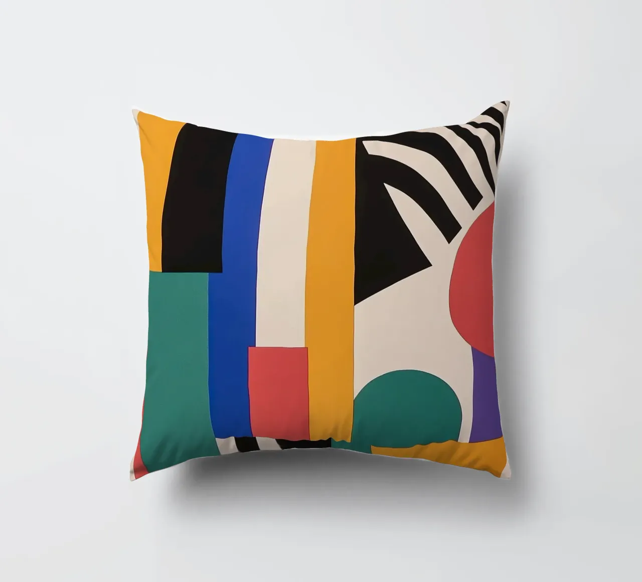 Design dynamics: the energy of the Bauhaus decorative cushion by Nikis Art Studio
