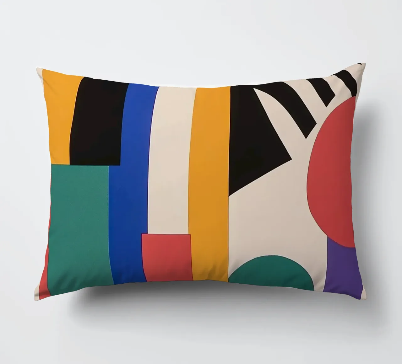 Design dynamics: the energy of the Bauhaus decorative cushion by Nikis Art Studio