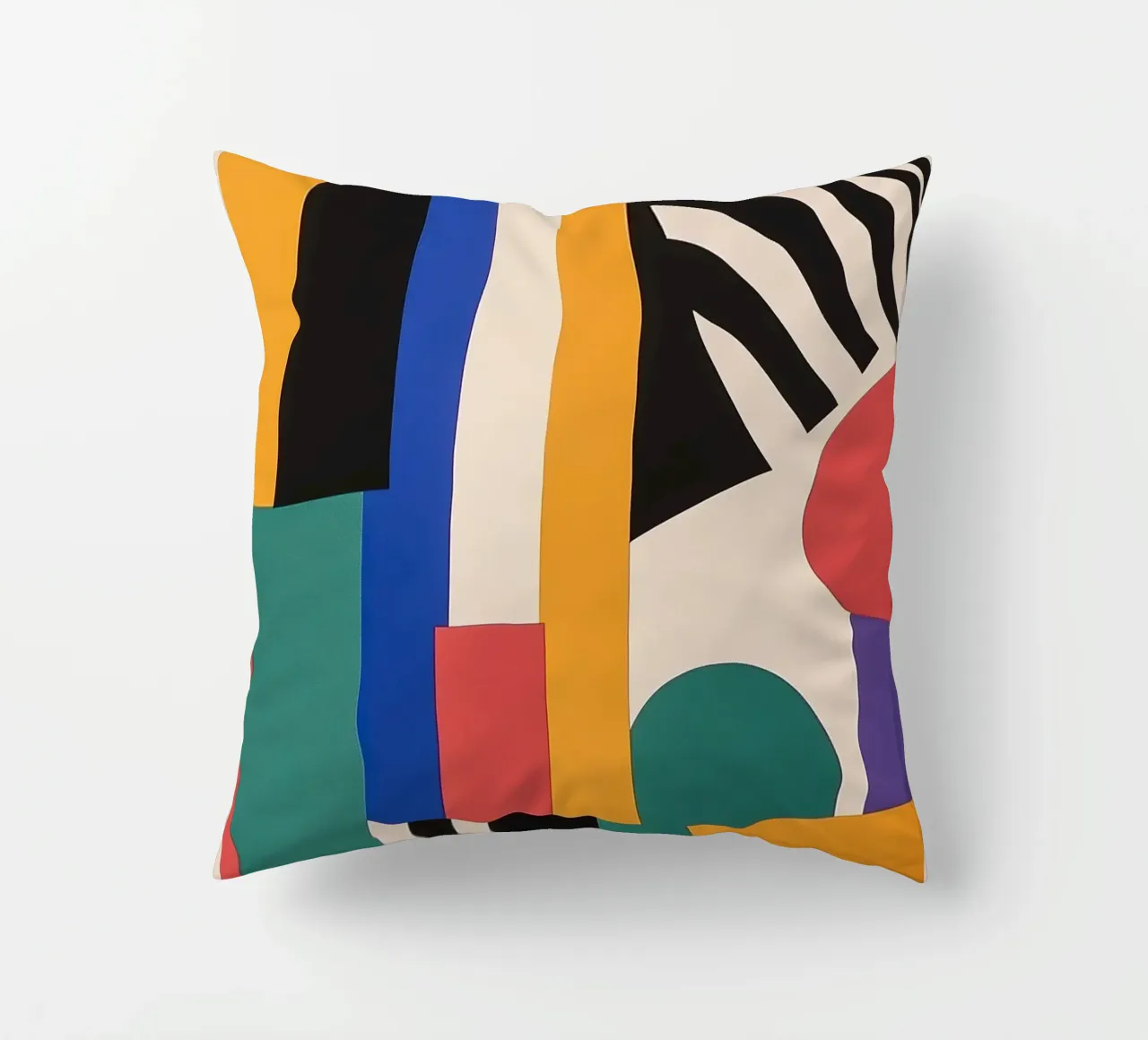 Design dynamics: the energy of the Bauhaus decorative cushion by Nikis Art Studio