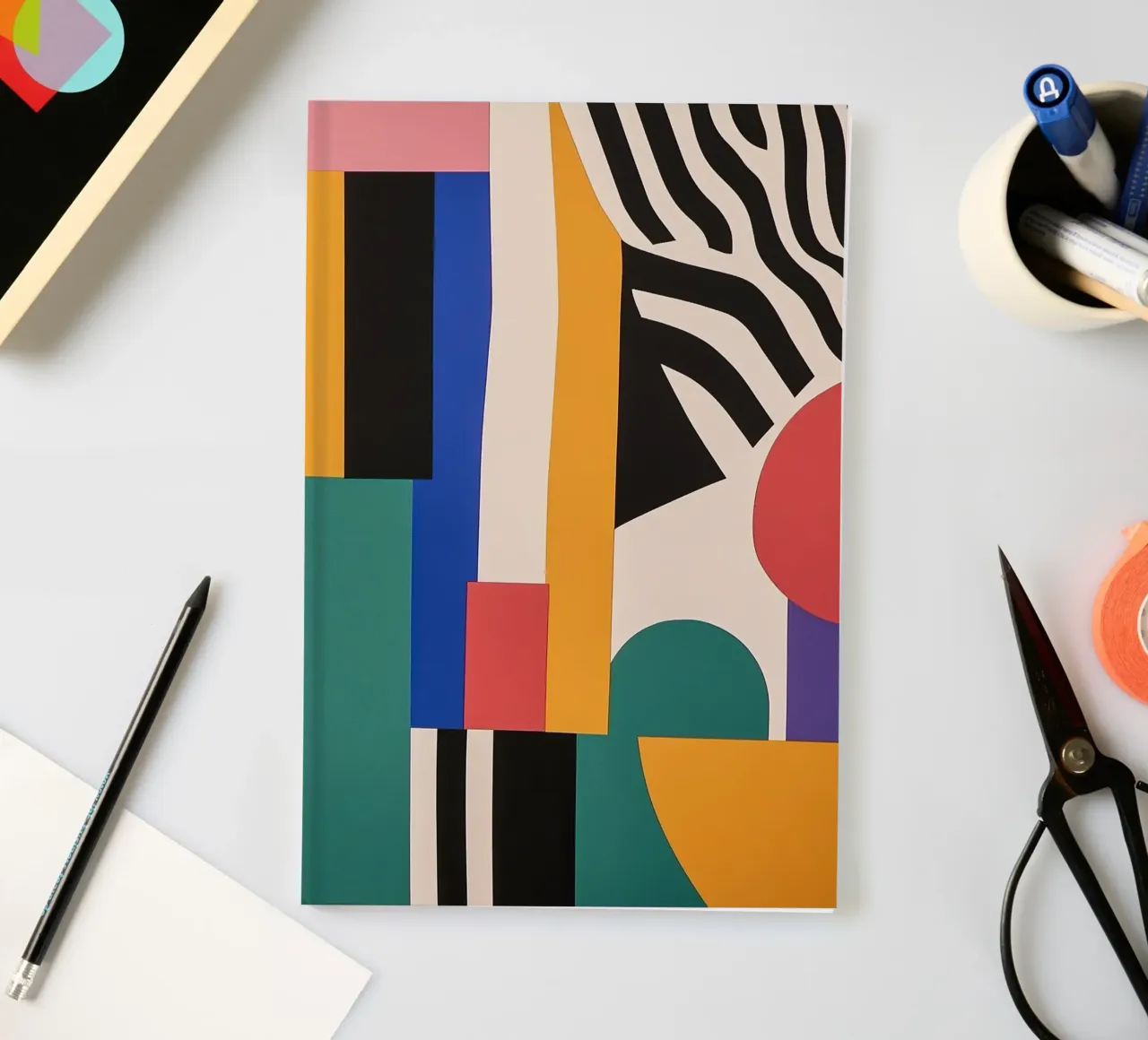 Dynamique du design : l'énergie du Bauhaus carnet de notes de Nikis Art Studio