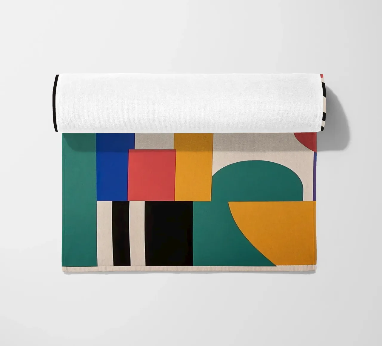Dinamica del design: l'energia del Bauhaus telo mare da Nikis Art Studio