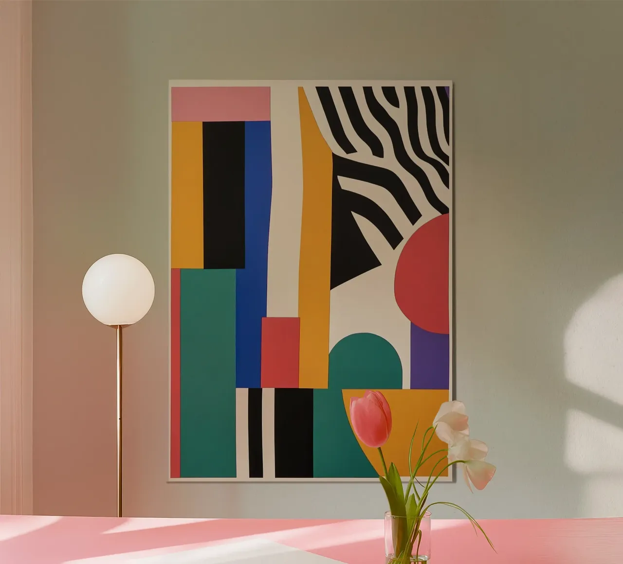 Design dynamics: the energy of the Bauhaus poster by Nikis Art Studio