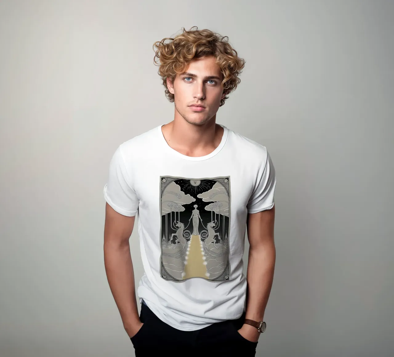 The Chariot – Mastering Control for Success t-shirt by Mystique & Muse