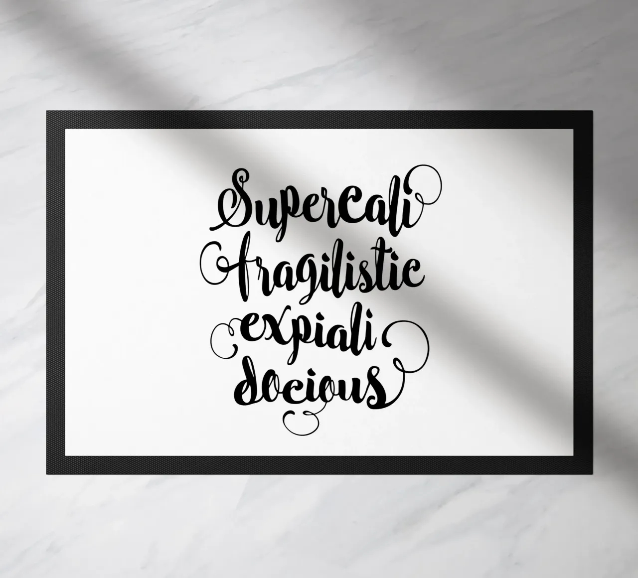 Supercalifragilisticexpialidocious zerbino da THE MOTIVATED TYPE