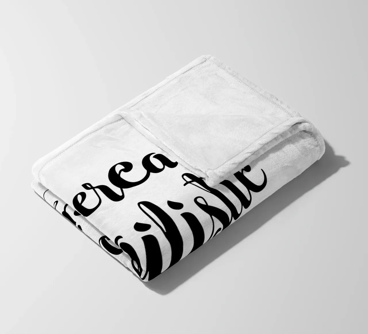 Supercalifragilisticexpialidocious coperta in pile da THE MOTIVATED TYPE