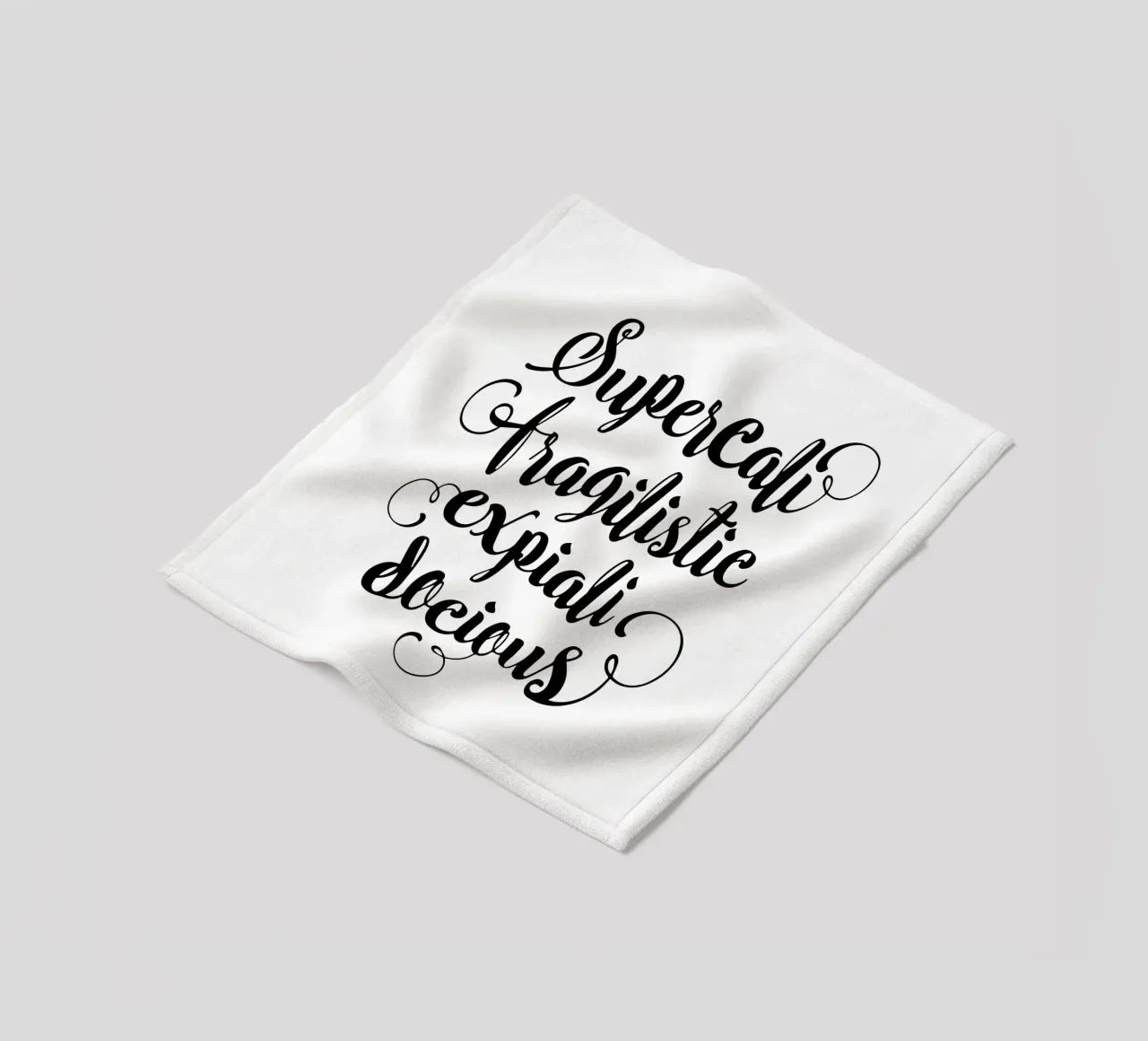 Supercalifragilisticexpialidocious coperta in pile da THE MOTIVATED TYPE