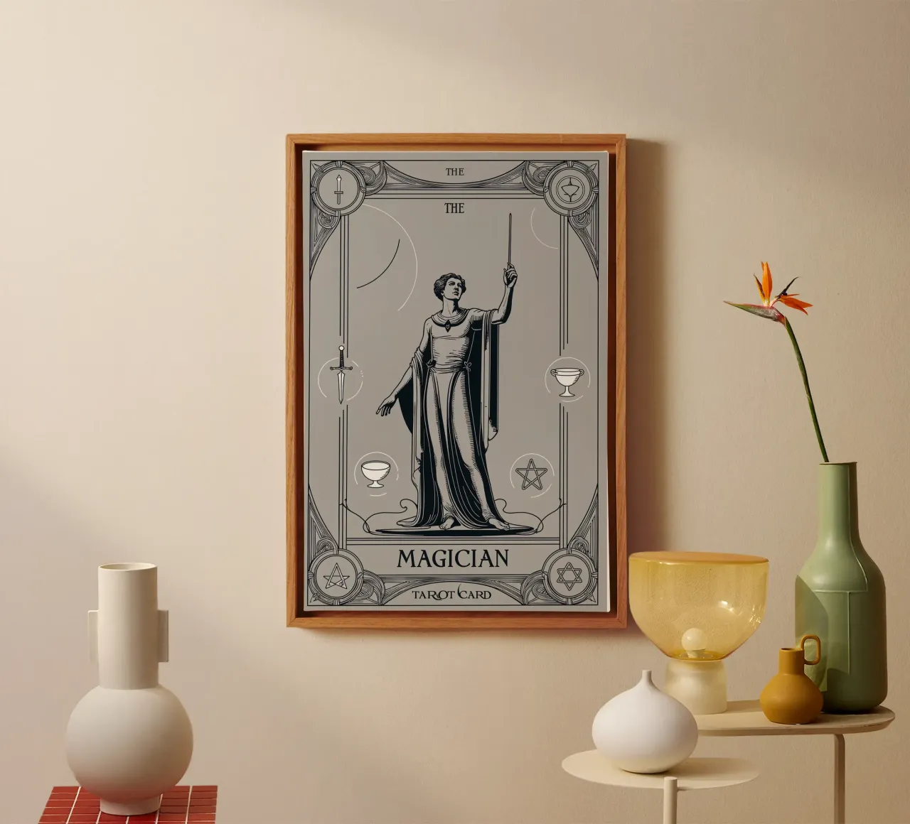The Magician – Harnessing Power and Will canvas by Mystique & Muse