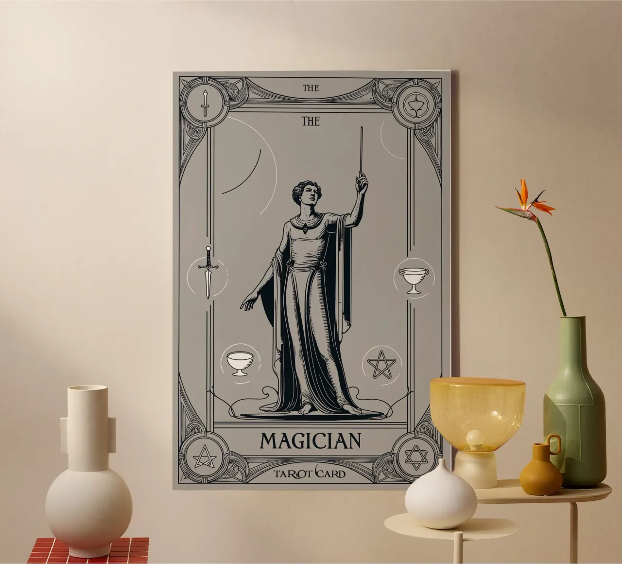 The Magician – Harnessing Power and Will canvas by Mystique & Muse