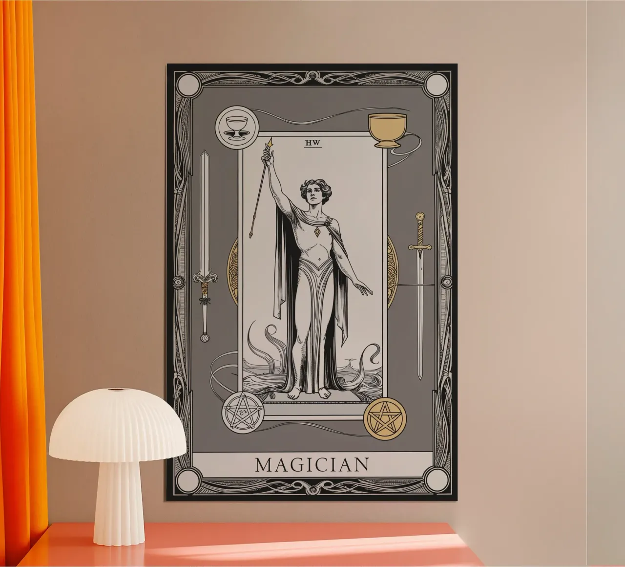 The Magician – The Alchemist of Life hahnemühle by Mystique & Muse