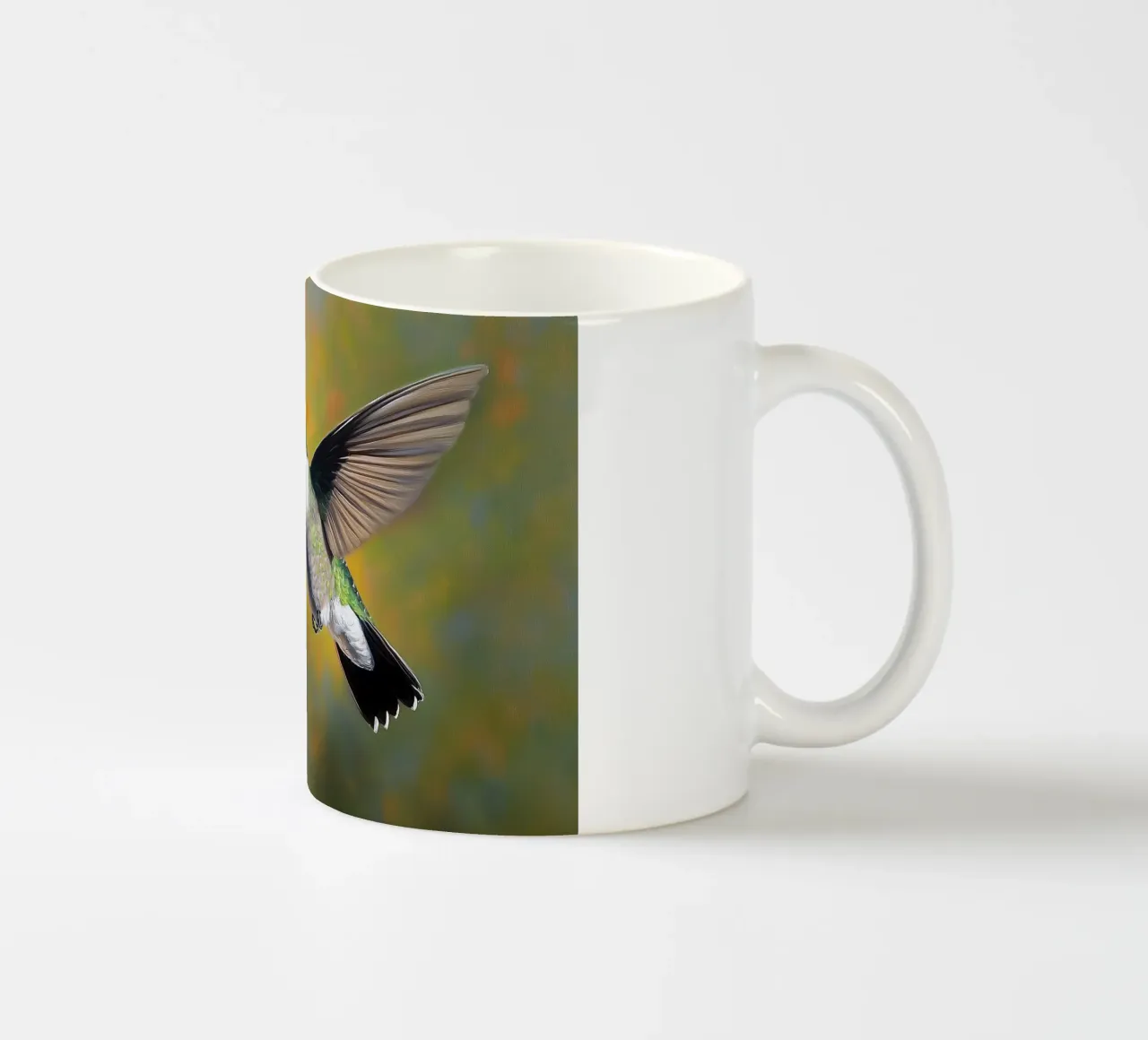 Magia dei fiori di colibrì tazza in ceramica da Carinaprint