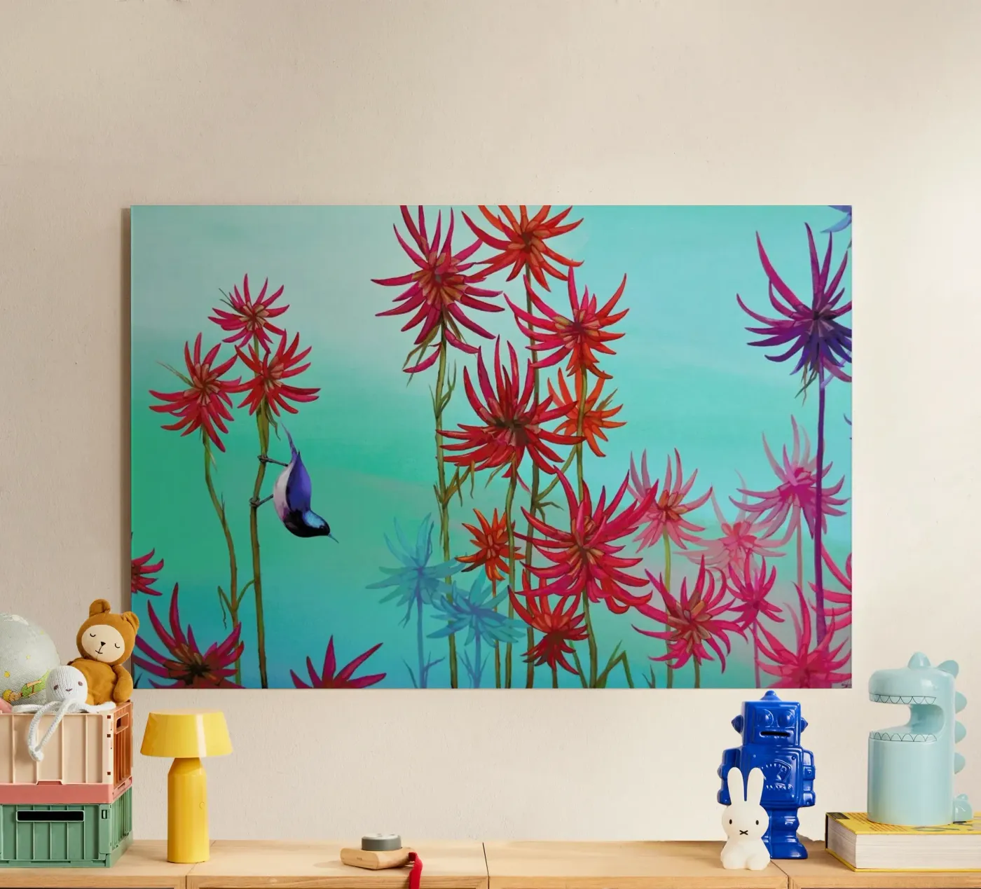 Blue Bird Acryl-Glas von Naito Shinpei