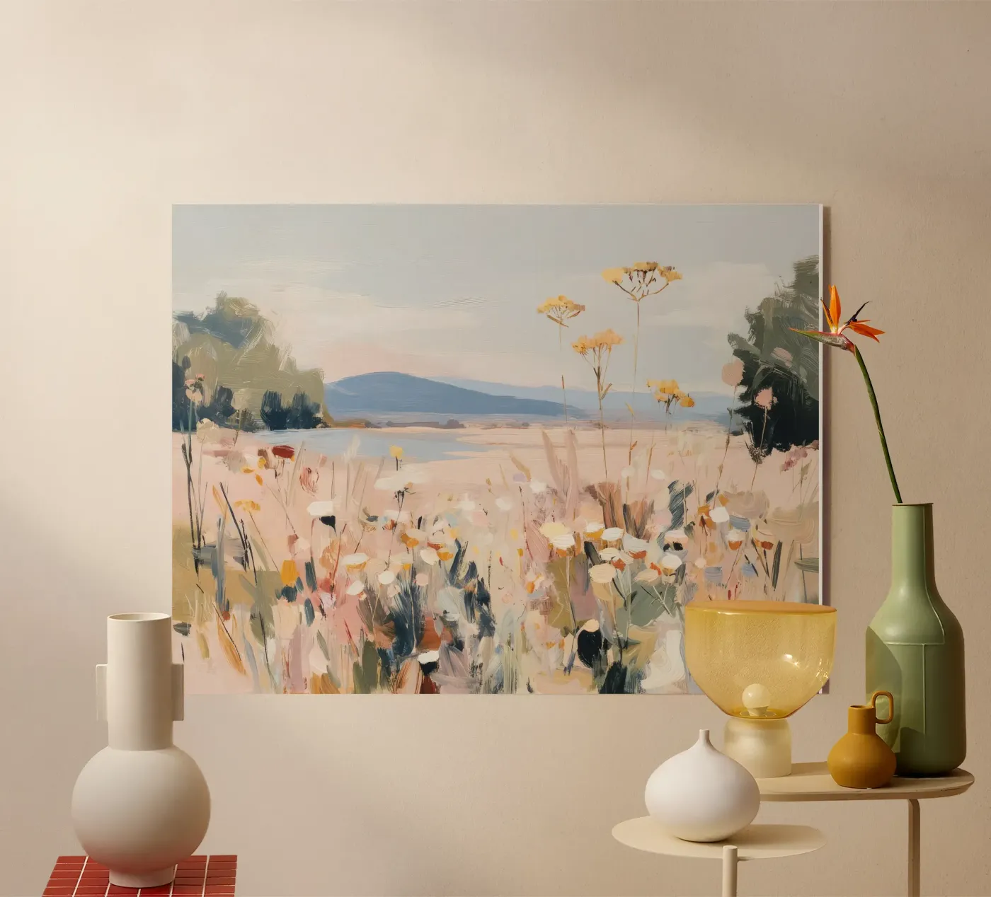 Stille Wiese Acryl-Glas von M.A.Z.U.N.