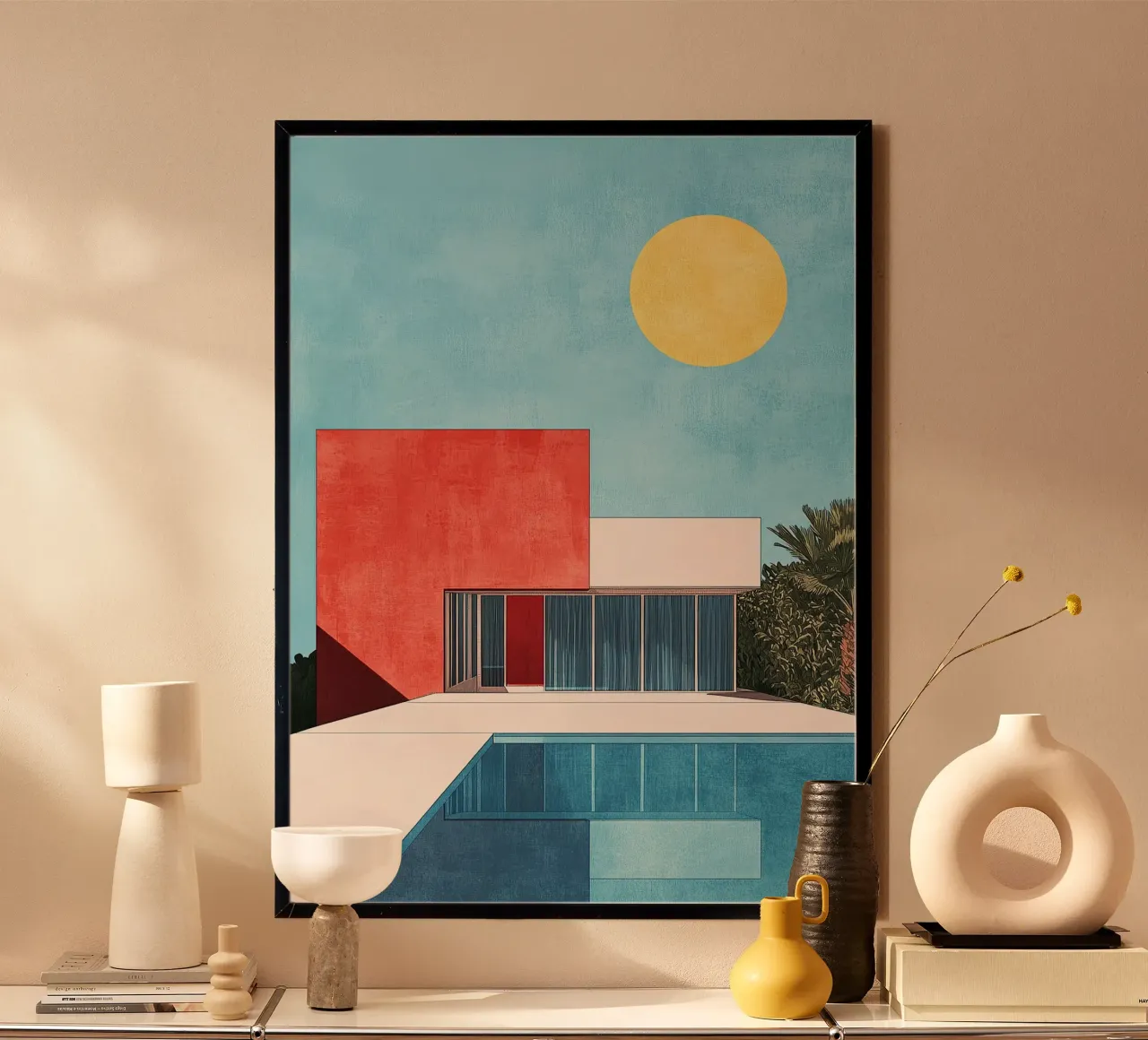 Bauhaus "Pool" poster by Nikis Art Studio