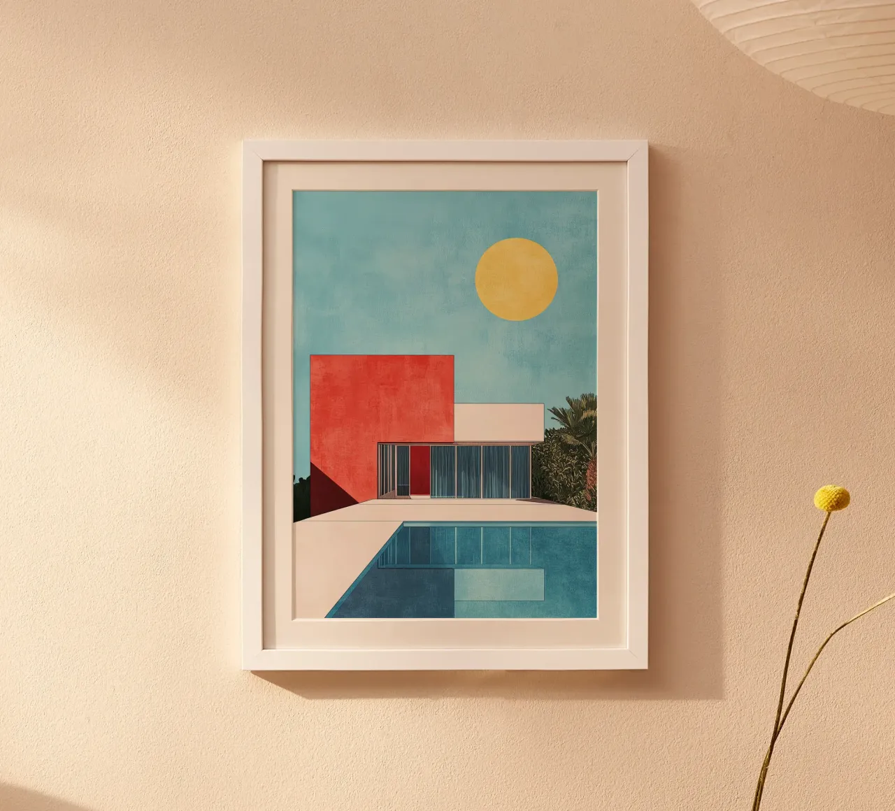 Bauhaus "Pool" poster by Nikis Art Studio