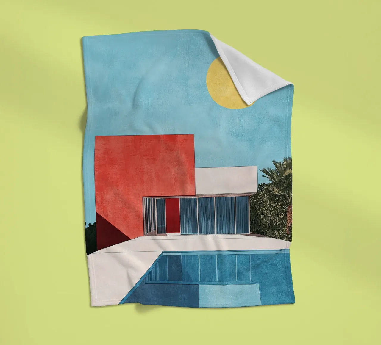 Bauhaus "Pool" coperta in pile da Nikis Art Studio