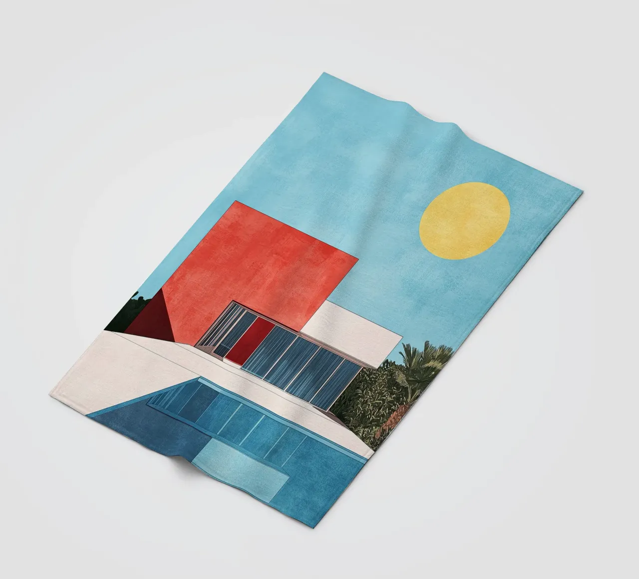 Bauhaus "Pool" coperta in pile da Nikis Art Studio