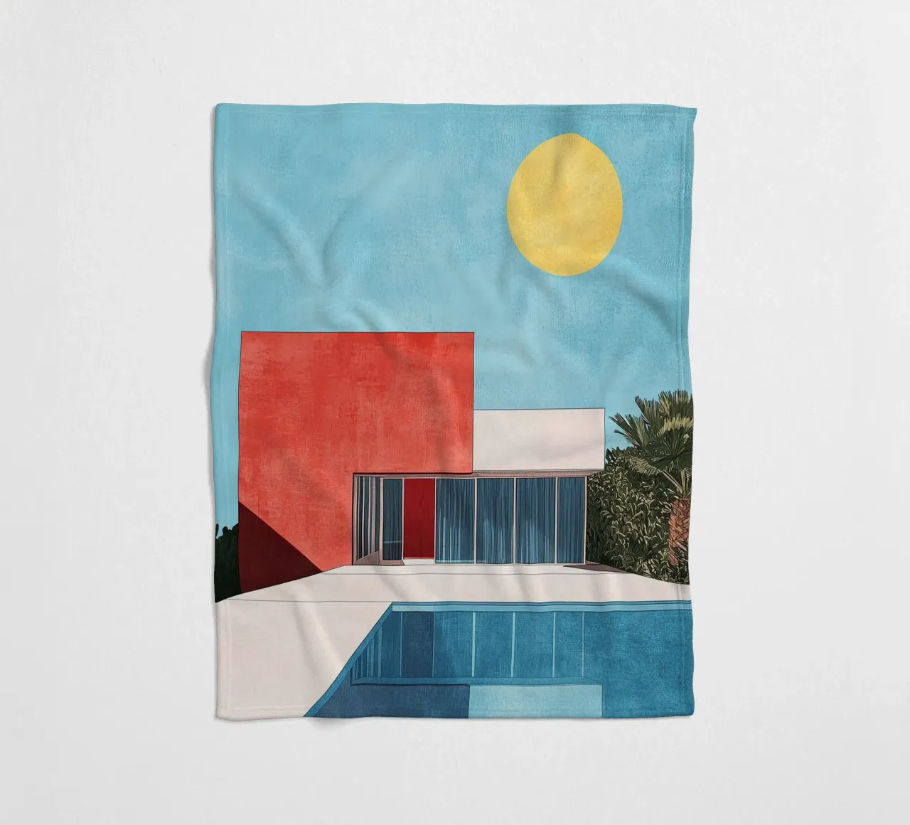 Bauhaus "Pool" coperta in pile da Nikis Art Studio