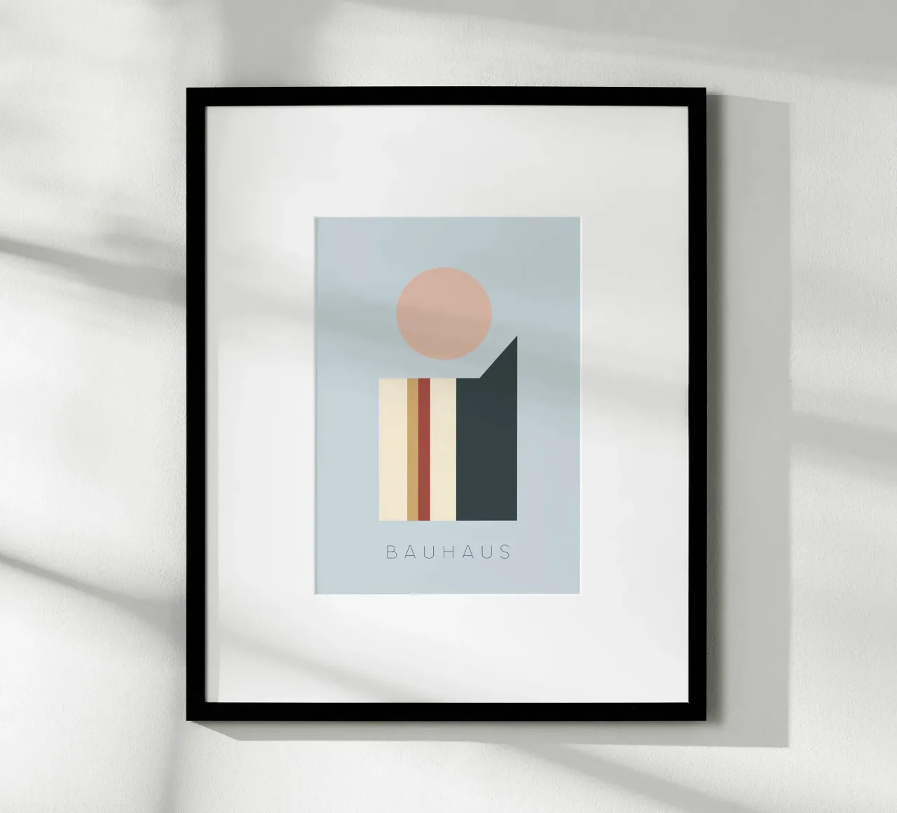 Bauhaus poster con telaio in alluminio da Nikis Art Studio