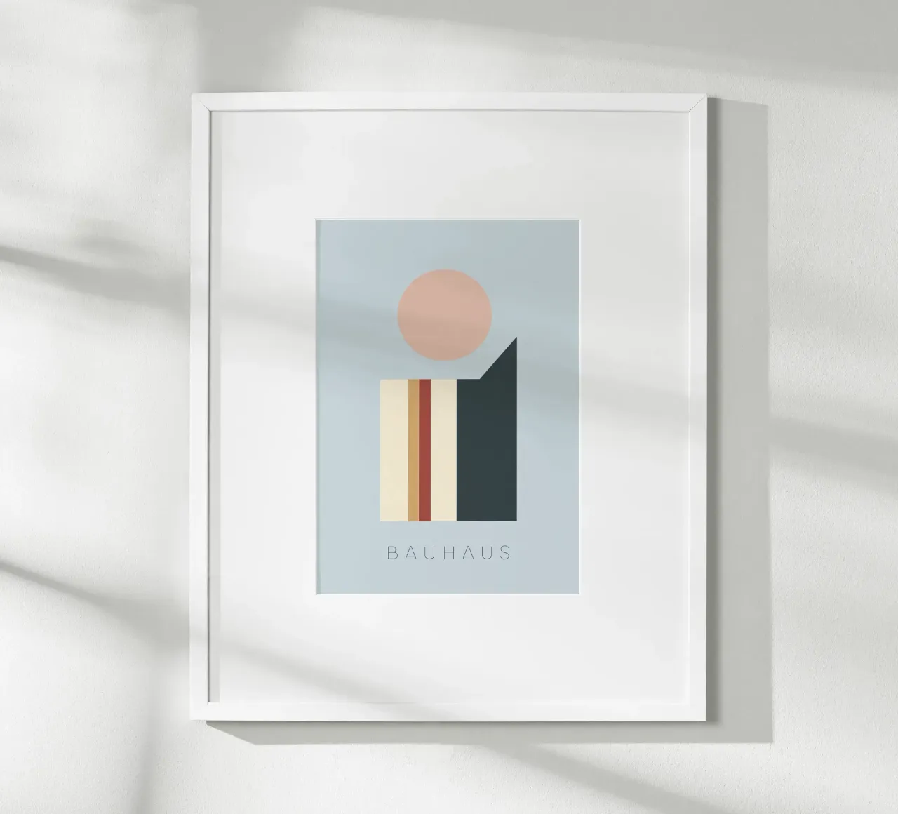 Bauhaus poster con telaio in alluminio da Nikis Art Studio