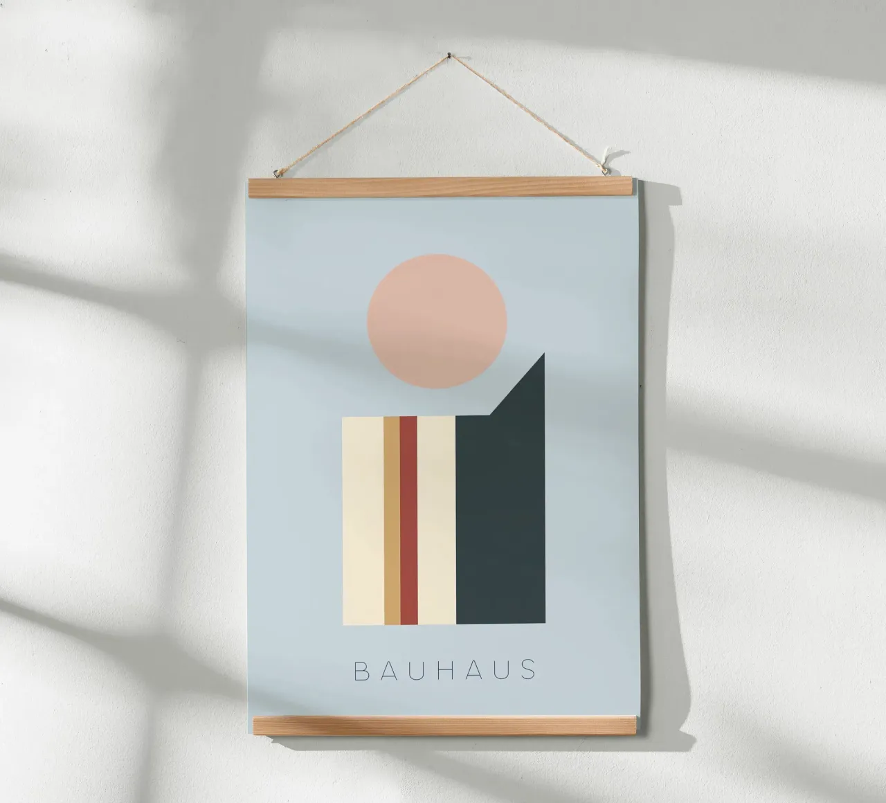 Bauhaus poster con telaio in alluminio da Nikis Art Studio
