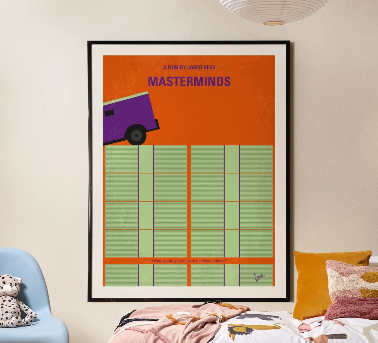 No851 My Masterminds minimal movie poster poster de Chungkong