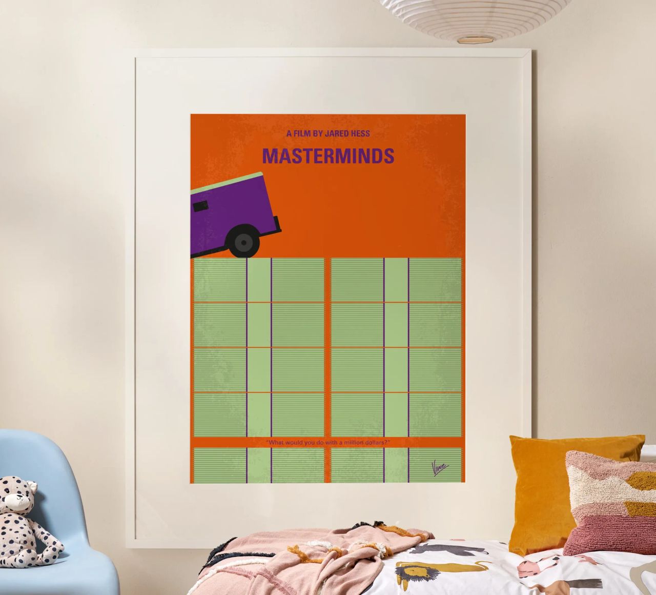 No851 My Masterminds minimal movie poster poster de Chungkong