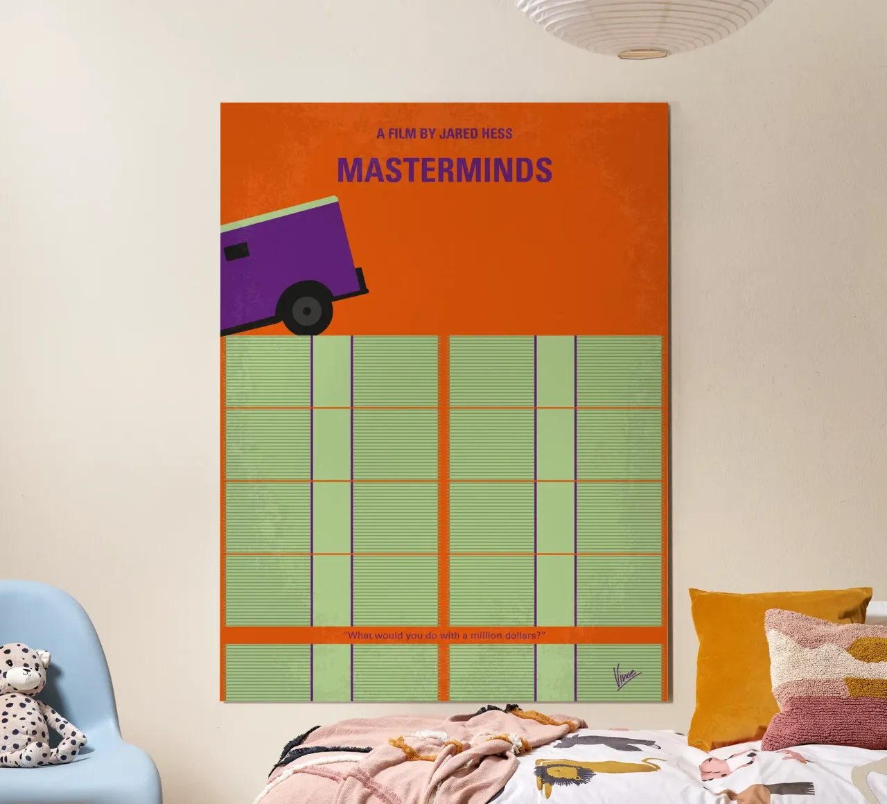 No851 My Masterminds minimal movie poster poster da Chungkong