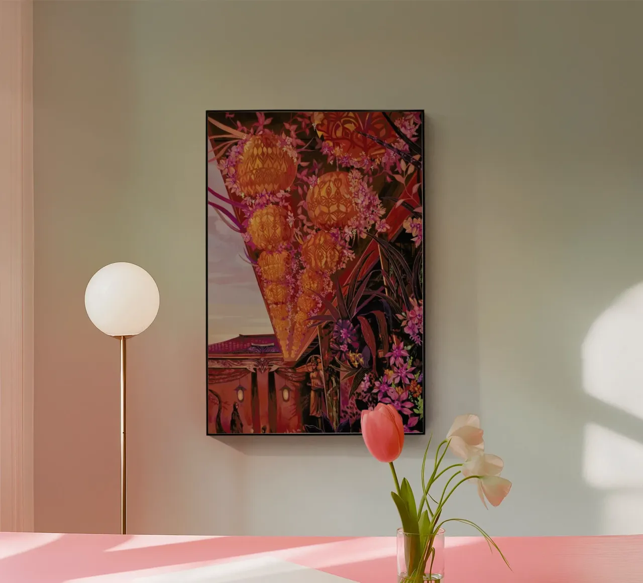 Flowers Temple plexiglass da Naito Shinpei