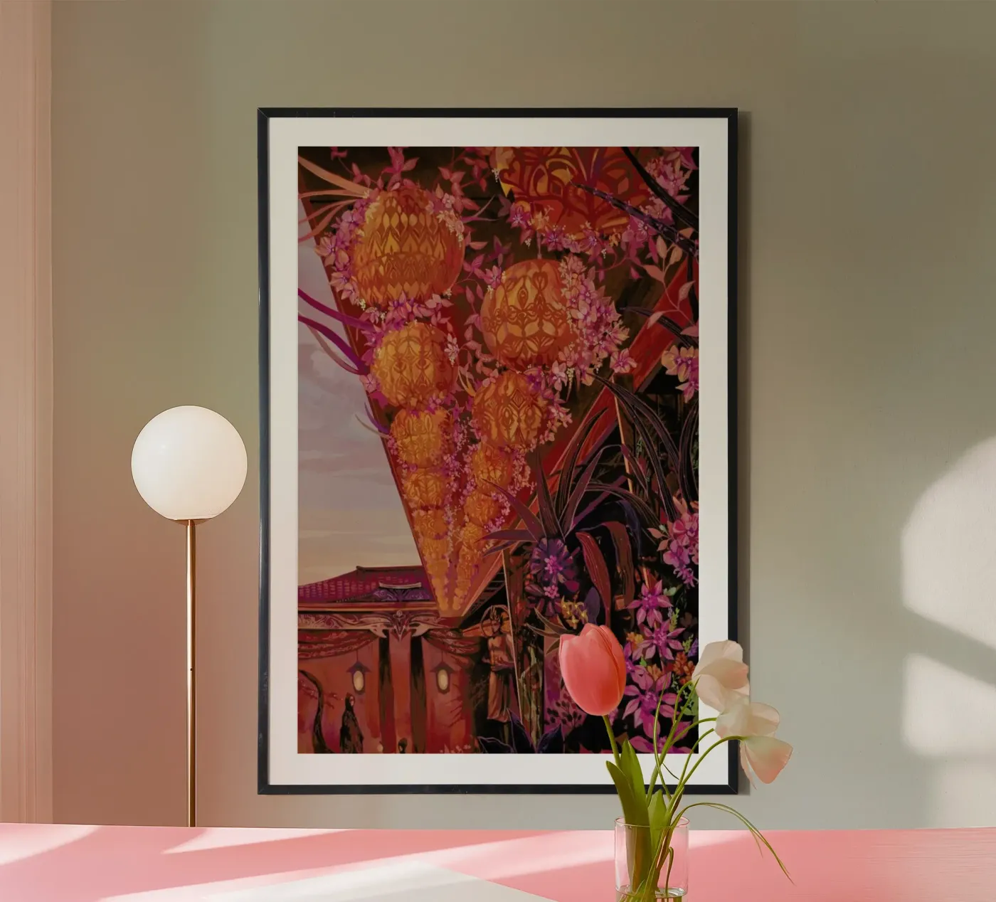 Flowers Temple poster da Naito Shinpei
