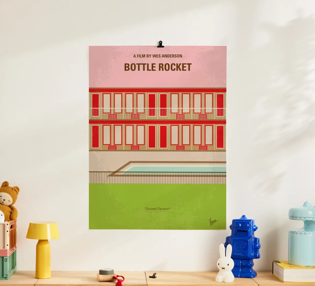 No855 My Bottle Rocket minimal movie poster poster da Chungkong