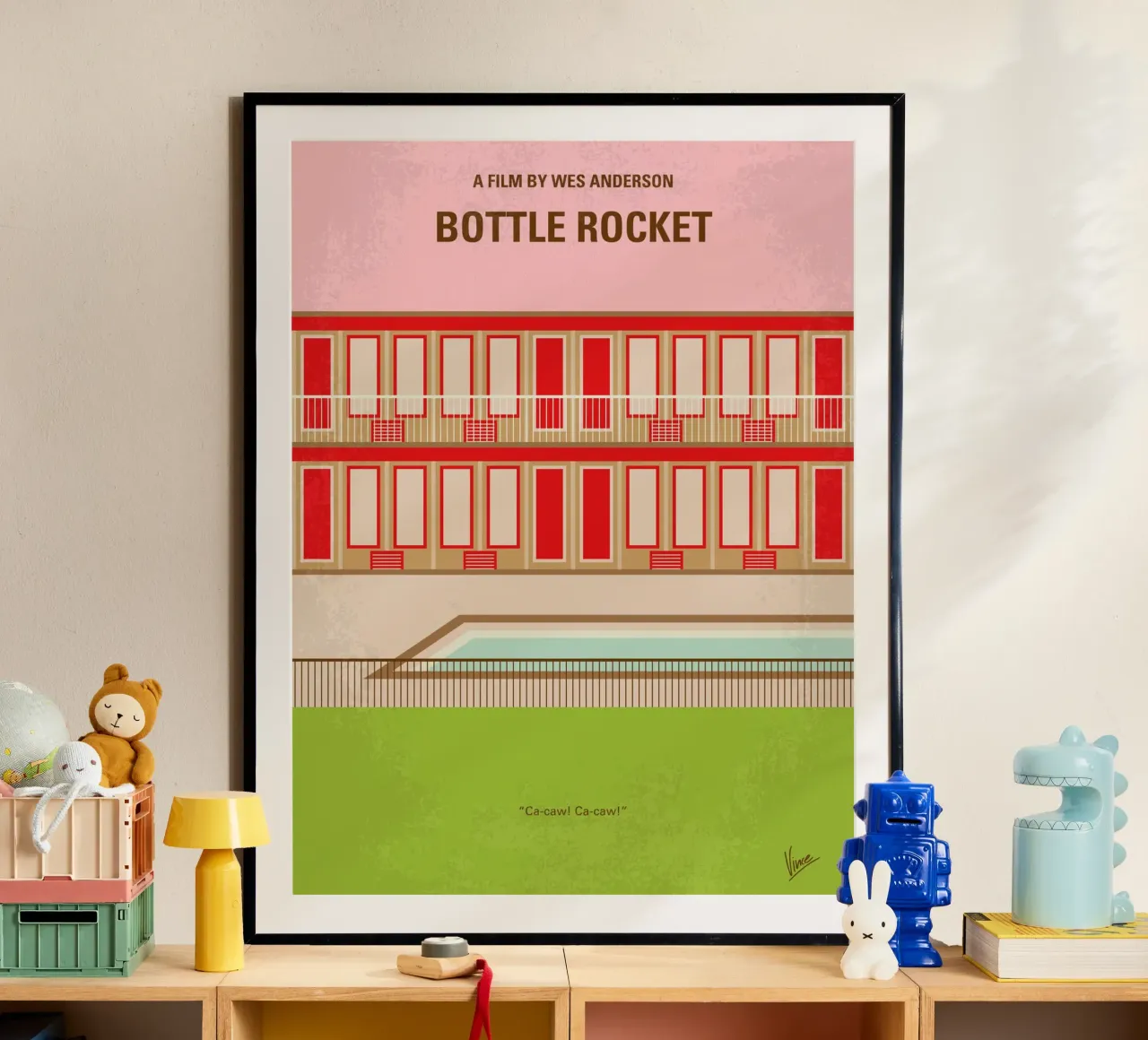 No855 My Bottle Rocket minimal movie poster poster da Chungkong