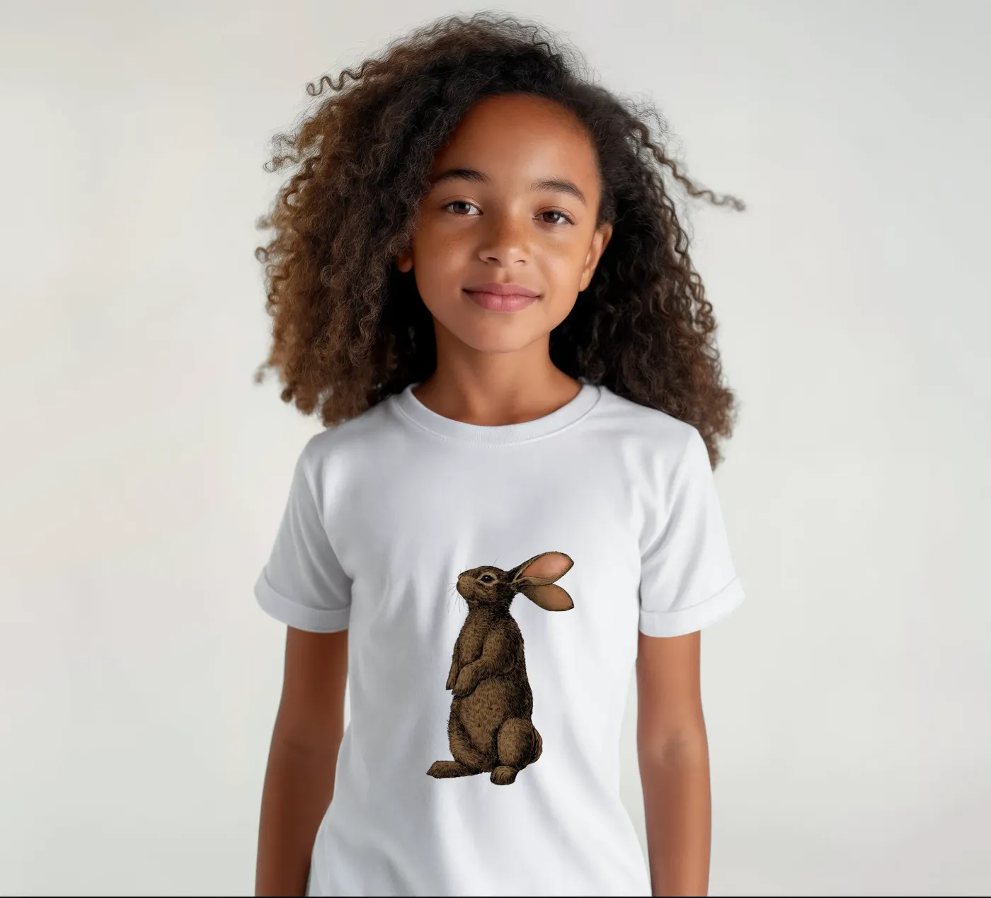 Rabbit t-shirt bambini da Painted animals