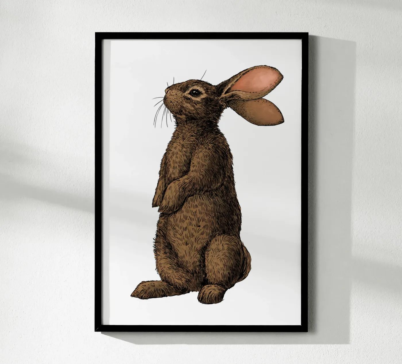 Konijn poster van Painted animals