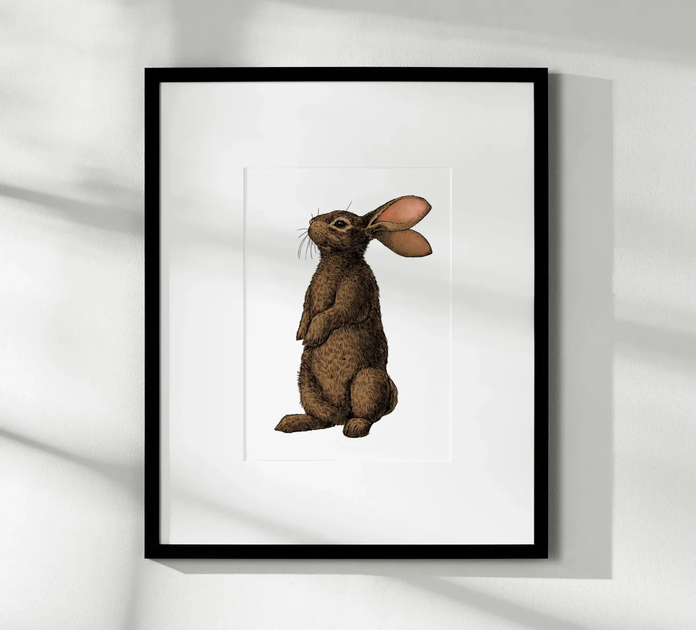 Konijn poster van Painted animals