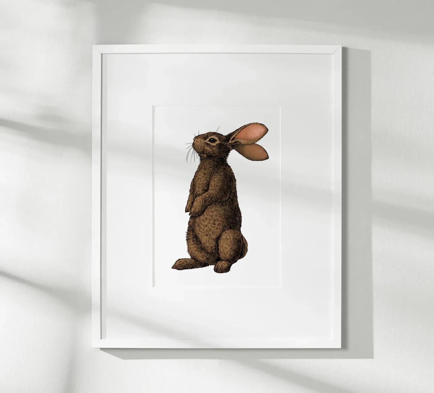 Konijn poster van Painted animals