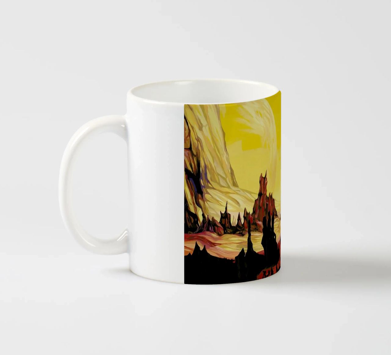 Red Desert tazza in ceramica da Naito Shinpei