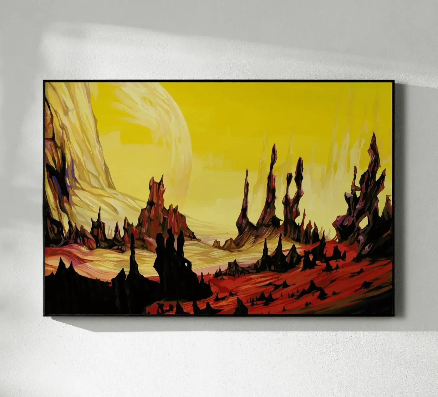 Red Desert acrylic glass by Naito Shinpei