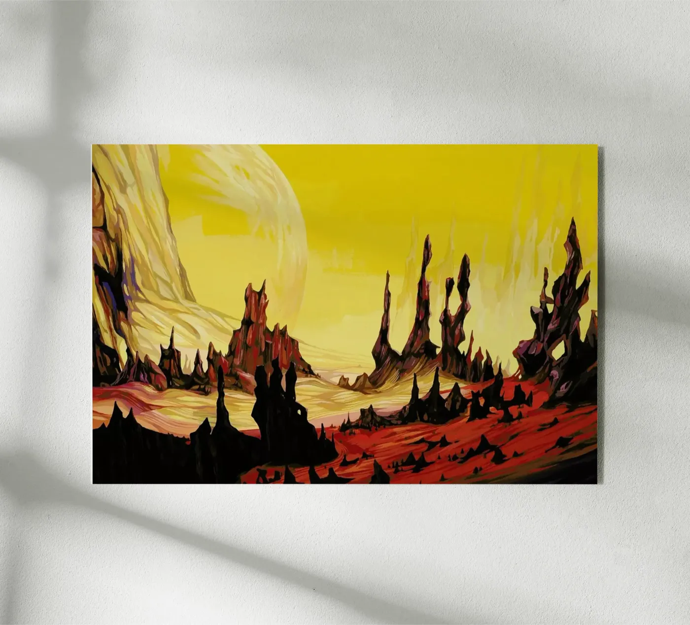 Red Desert acrylic glass by Naito Shinpei