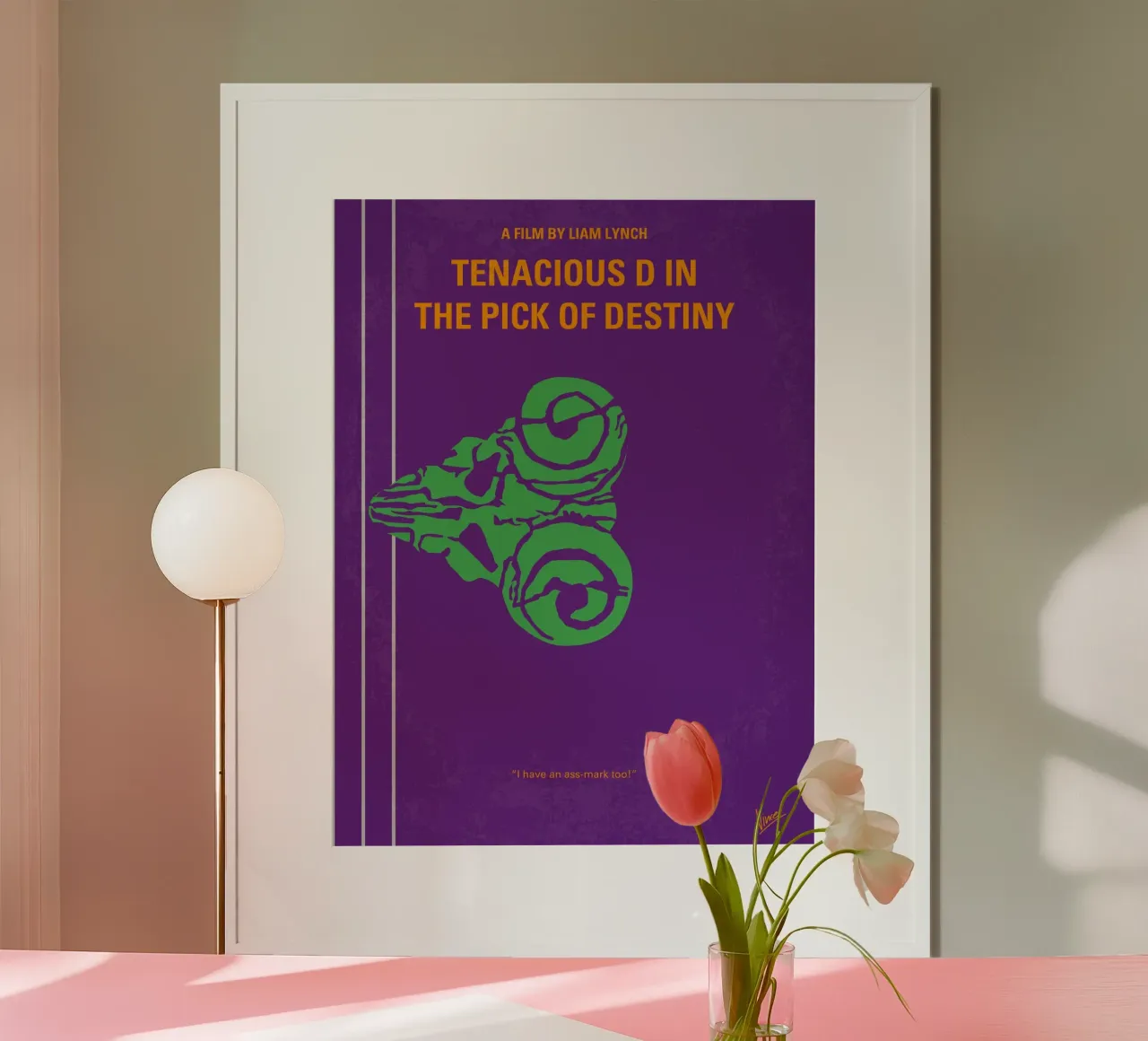 No863 My The Pick of Destiny minimal movie poster poster da Chungkong