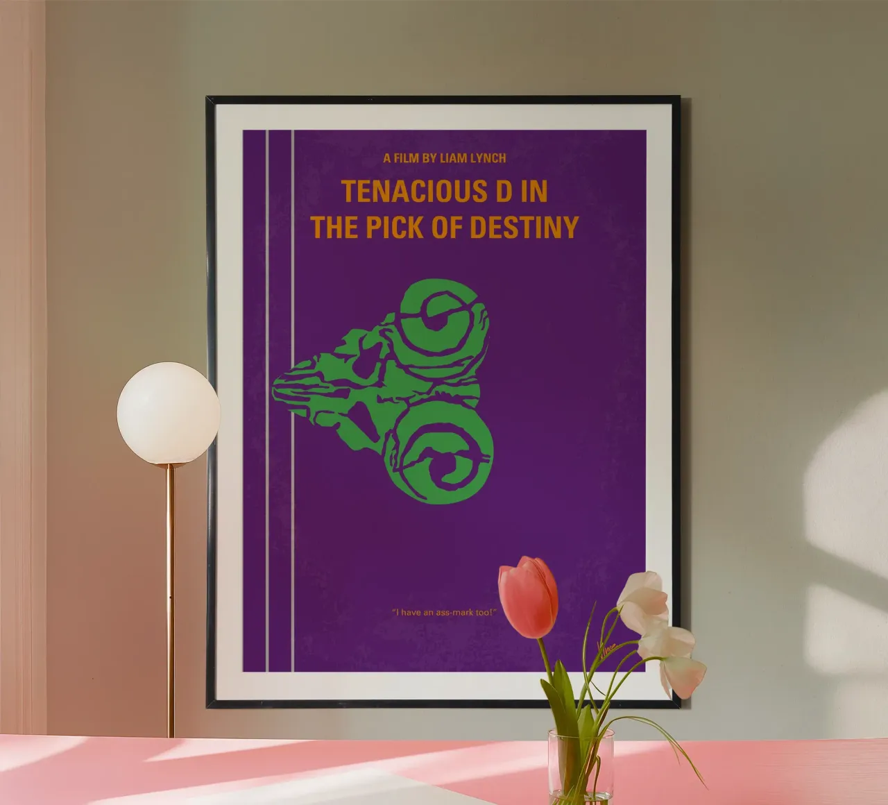 No863 My The Pick of Destiny minimal movie poster poster da Chungkong