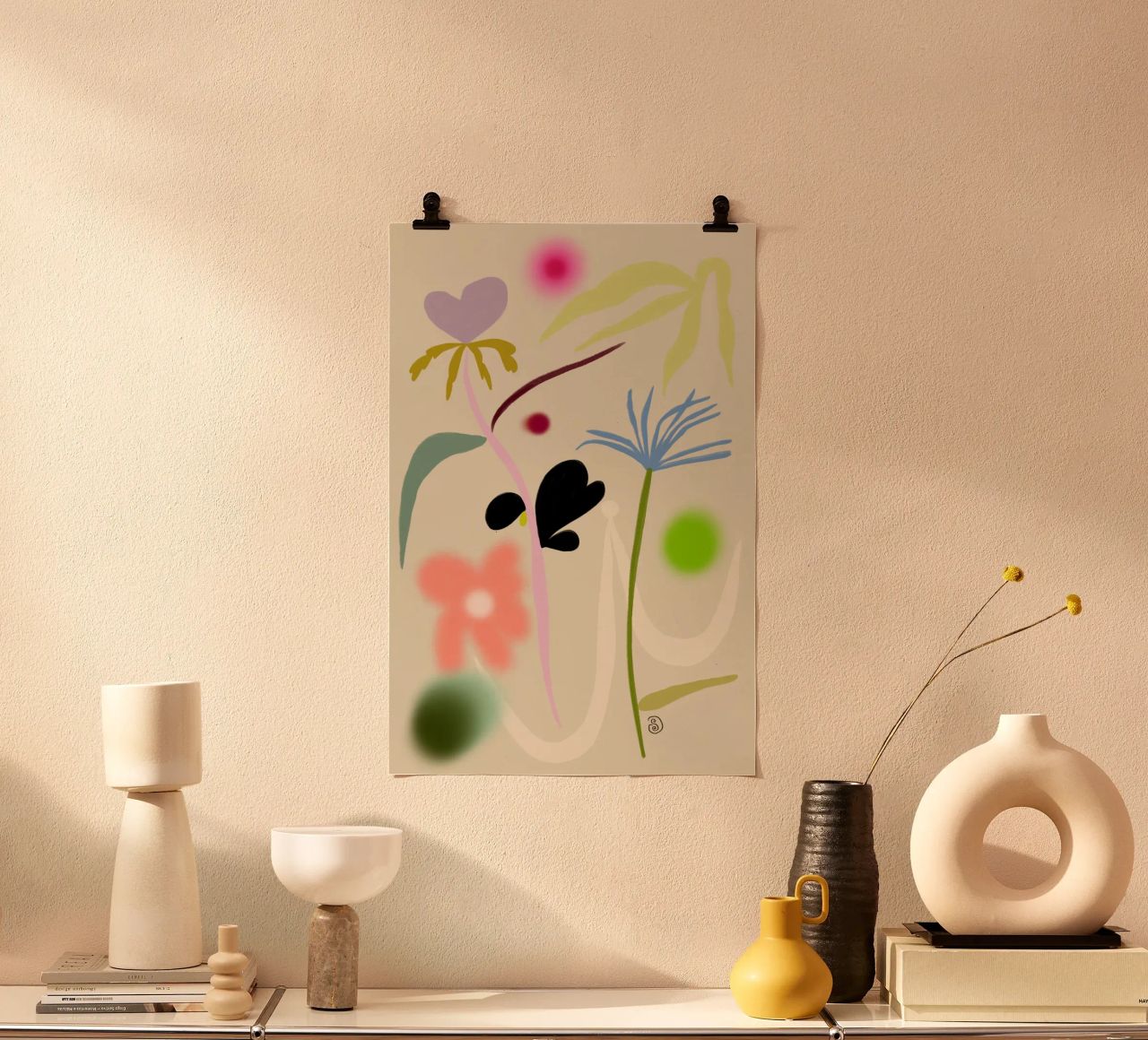 I FIORI SILENZIOSI DANZANO poster da Sandra Poliakov