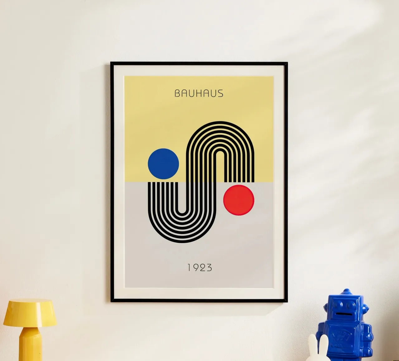 Bauhaus poster con telaio in plastica da Nikis Art Studio