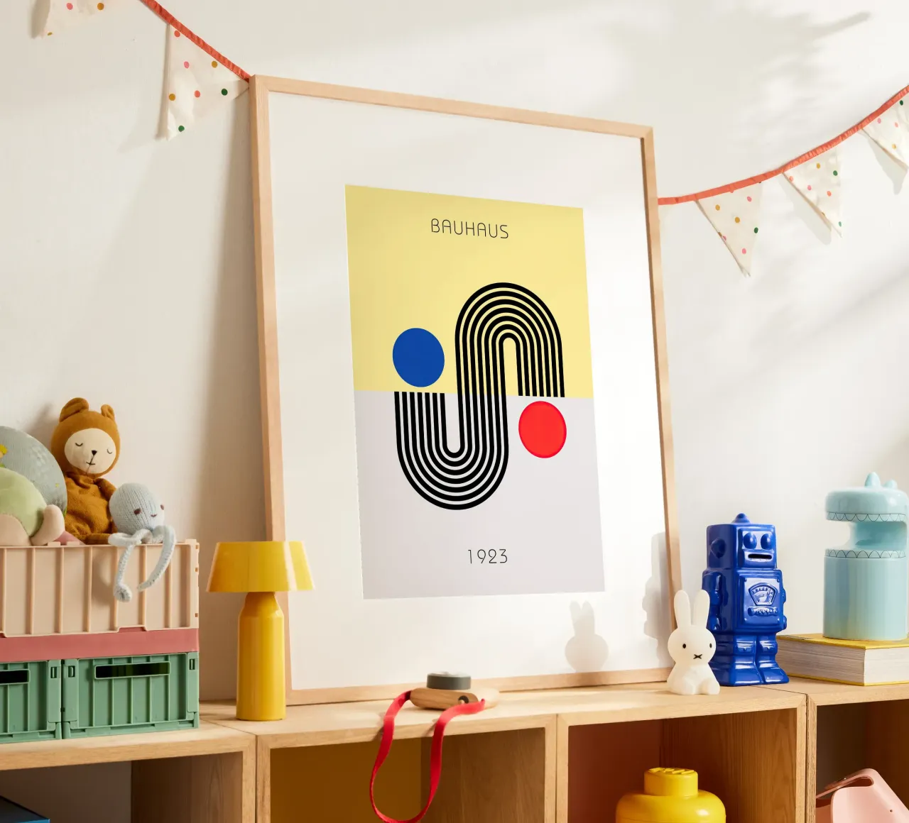 Bauhaus poster con telaio in plastica da Nikis Art Studio