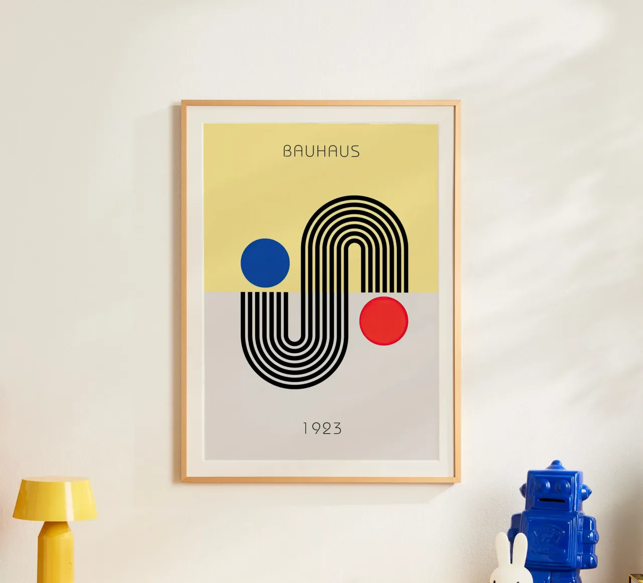 Bauhaus poster con telaio in plastica da Nikis Art Studio