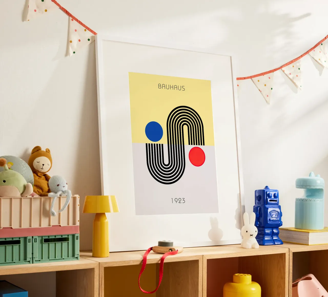 Bauhaus poster con telaio in plastica da Nikis Art Studio