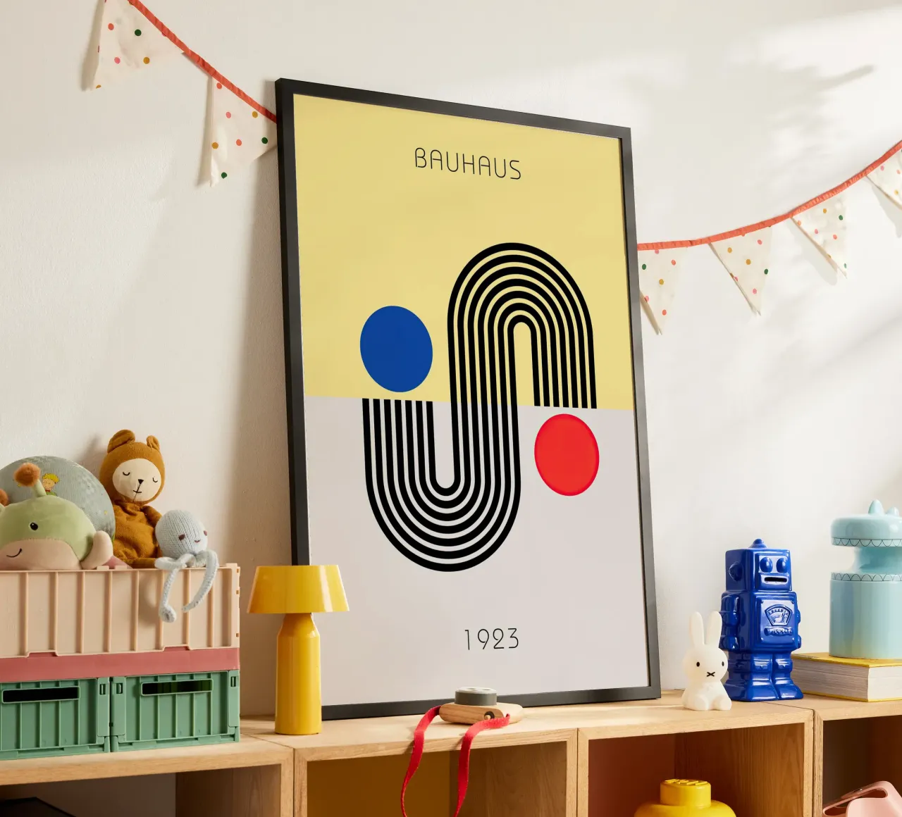 Bauhaus poster con telaio in plastica da Nikis Art Studio