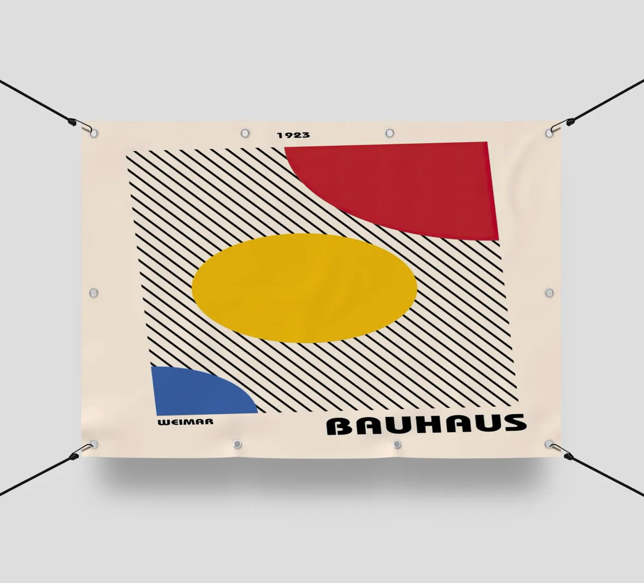 Bauhaus telo in pvc da Nikis Art Studio