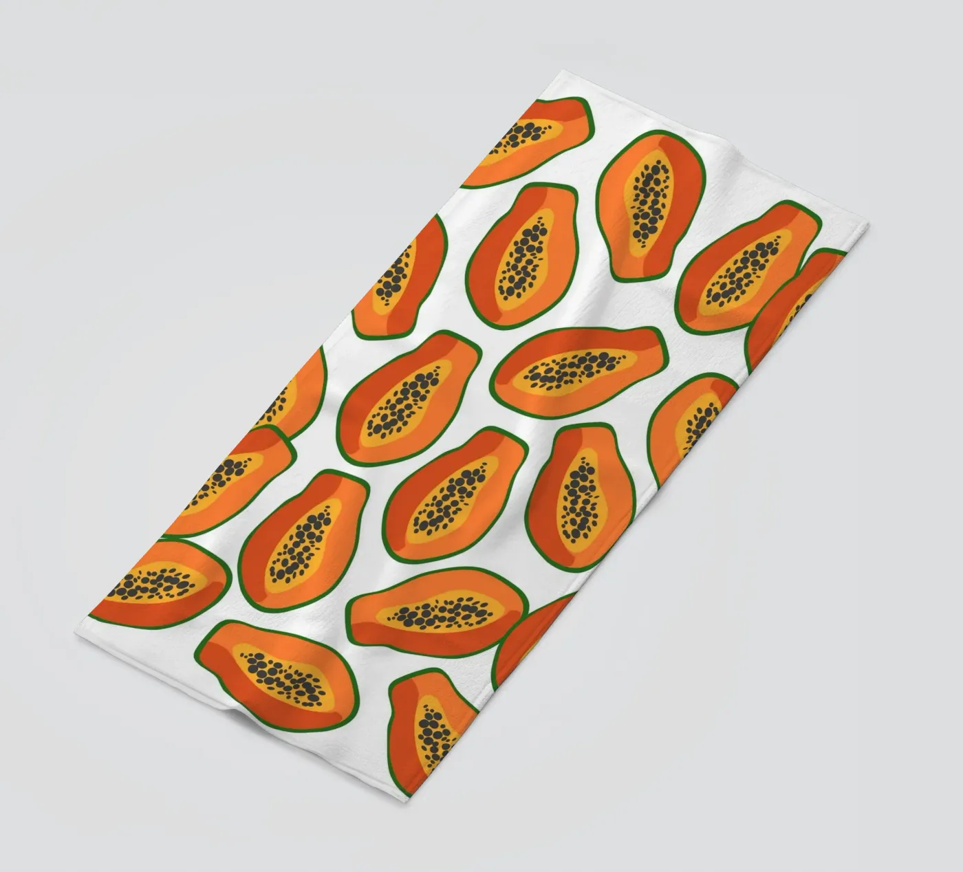 Papaya pattern telo mare da Happypatterns