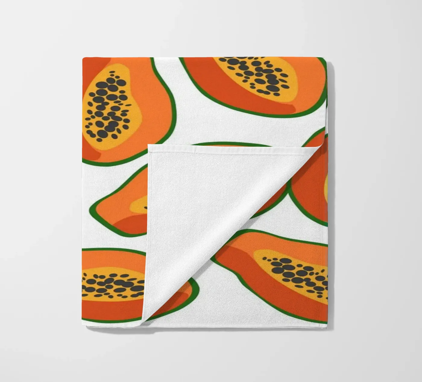 Papaya pattern telo mare da Happypatterns